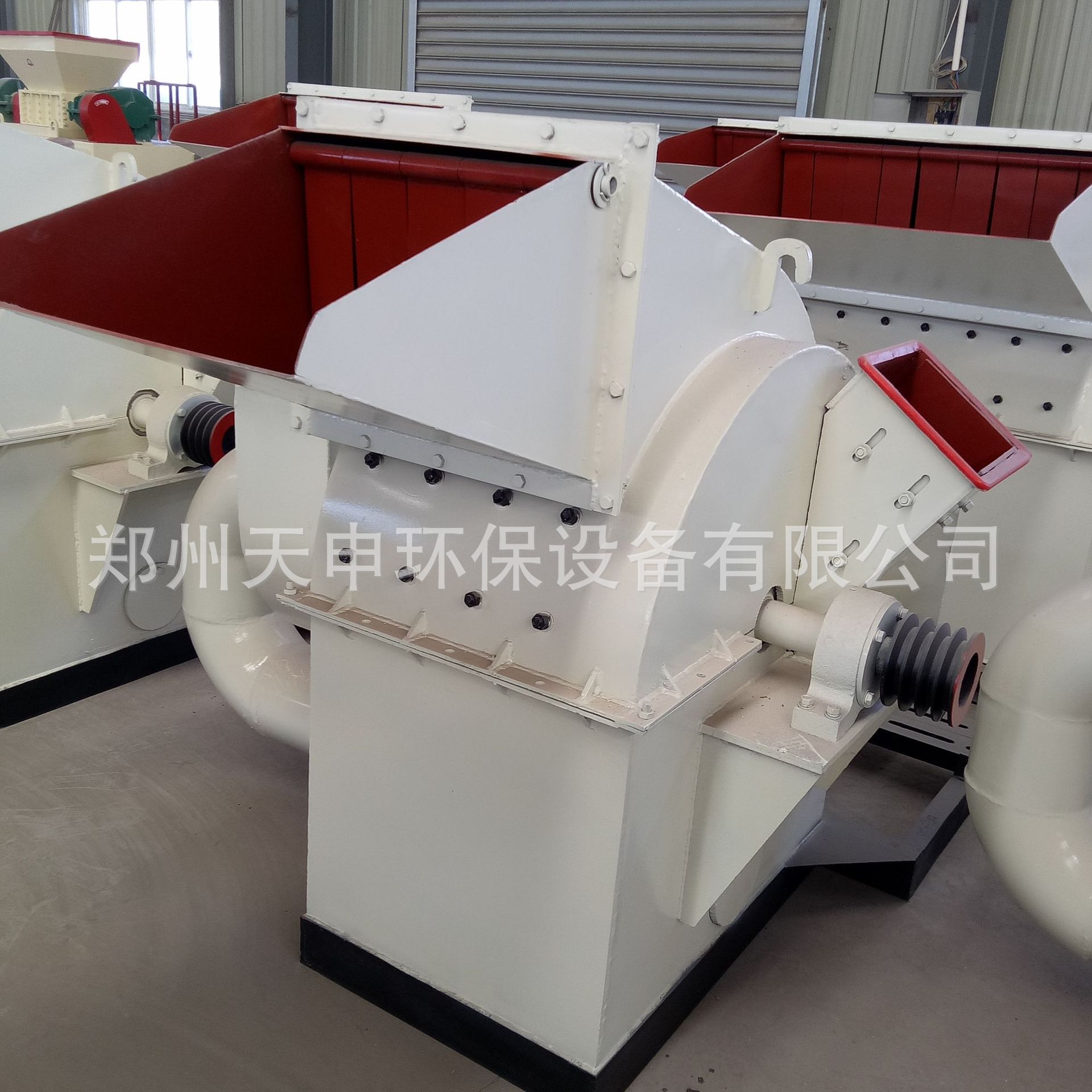厂家供应木材粉碎机 双进料口木料粉碎机 除尘锯末粉碎机 现货示例图8