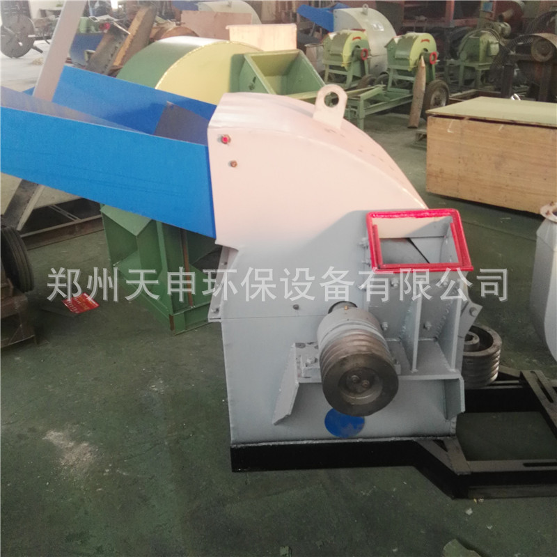 厂家供应木材粉碎机 双进料口木料粉碎机 除尘锯末粉碎机 现货示例图4