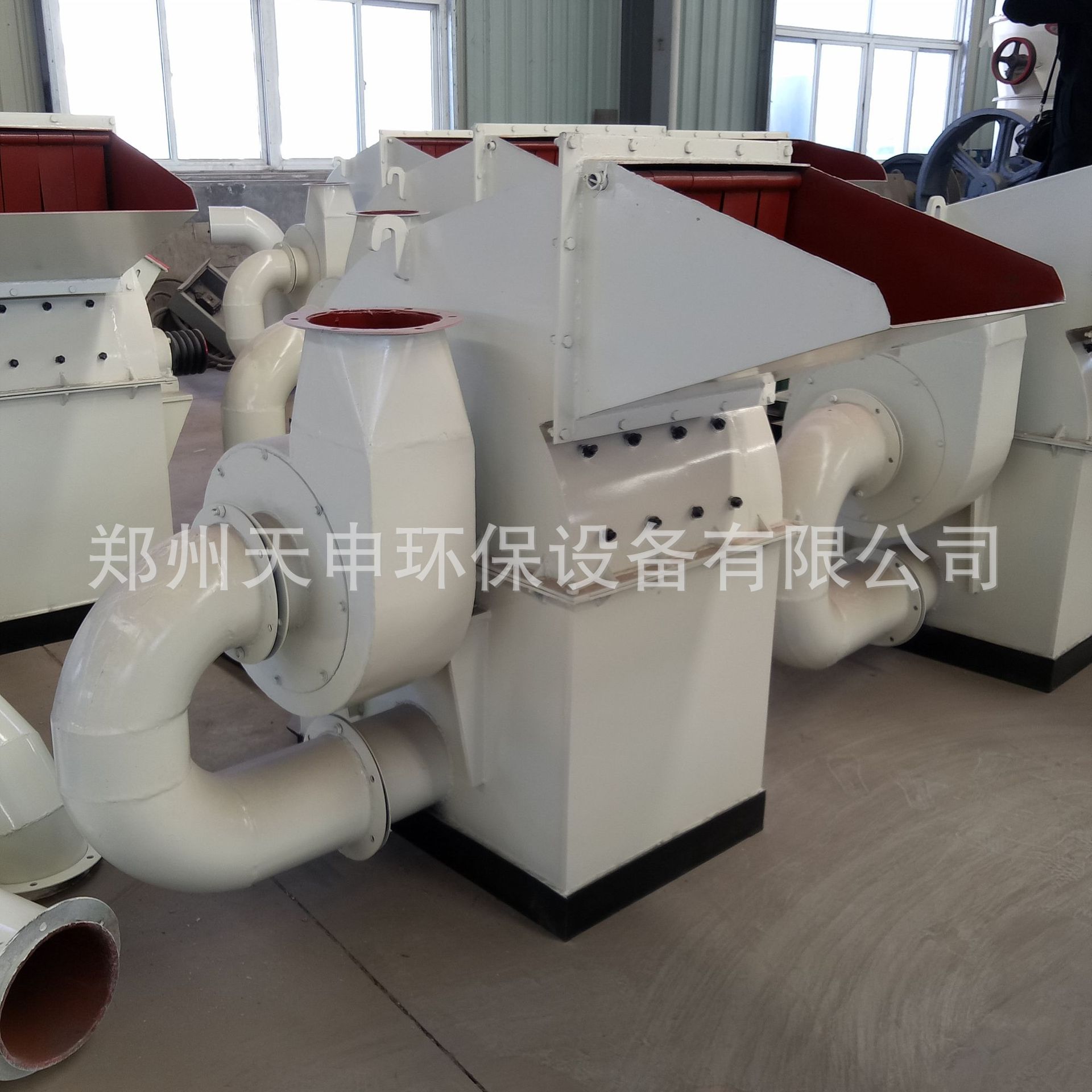 厂家供应木材粉碎机 双进料口木料粉碎机 除尘锯末粉碎机 现货示例图5
