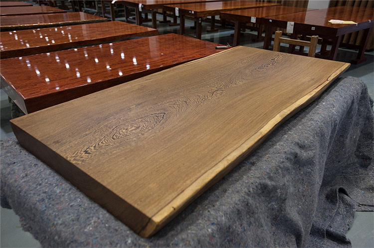 非洲鸡翅木根雕大板 实木大板桌 大班台餐桌原木170*80*10自然边示例图6