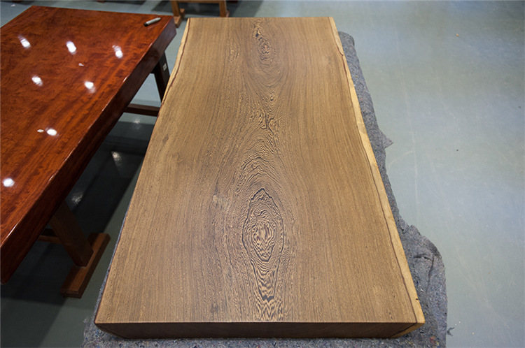 非洲鸡翅木根雕大板 实木大板桌 大班台餐桌原木170*80*10自然边示例图5