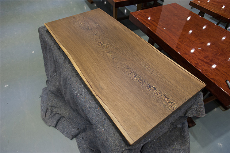 非洲鸡翅木根雕大板 实木大板桌 大班台餐桌原木170*80*10自然边示例图10