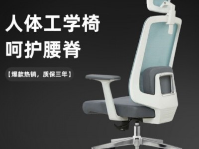 主管高管办公椅 网布靠背会议椅职员椅 电脑转椅人体工学椅子图2