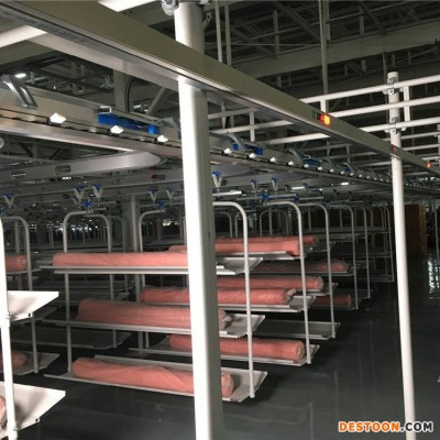 苏州智能工厂-服装业原辅料到裁床裁剪流水线