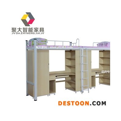榆林学生床供应_榆林宿舍床厂家_聚大智能家具