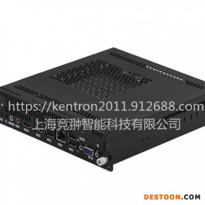 可选J1900,E3845,J1800等处理器 低功耗4核CPU超薄工控机带RS232