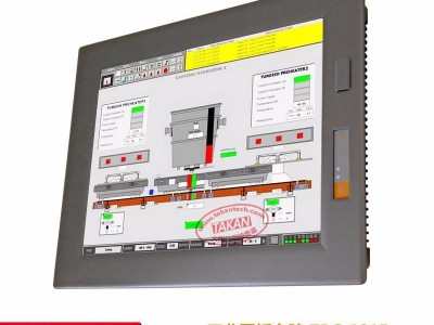 工业平板电脑15寸嵌入式触摸一体机工控机J1900四核处理器平板一体机嵌入式工控电脑