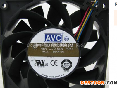 AVC1203848V054A2B12038B48M12CM工控机散热风扇