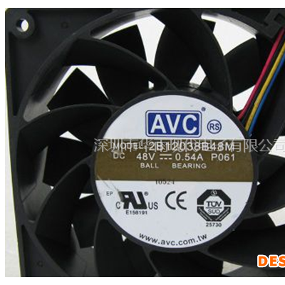 AVC1203848V054A2B12038B48M12CM工控机散热风扇
