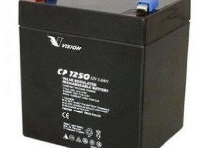 VISION铅蓄电池Accumulator CP1250H 威神12V/5.0/5.2Ah 库卡工业机器人控制柜电池