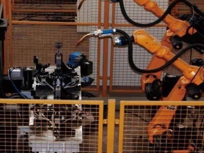 双臂自动焊接设备 双机位焊接机器人 机器人焊接生产线 双臂焊接工作站 双机工业机器人 赛邦智能
