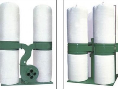 广州木工机械吸尘设备 5.5KW双桶布袋吸尘器