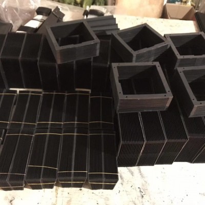 威斯特厂家 铠甲式木工机械风风琴防护罩 风琴导轨防护罩 防尘罩厂家直销
