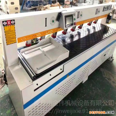 现货供应 板式家具扫码侧孔机 木工机械侧孔机 金伟机械