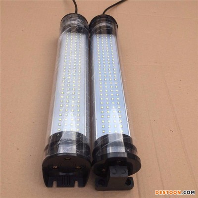 防水防油防爆照明灯 高光效LED数控机床工作灯220V24V36V110V 数控车床磨床铣床工作灯高亮度 圆管型工作灯