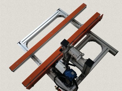 小型木工机械厂家直线家装施工板材齐头倒角一体机