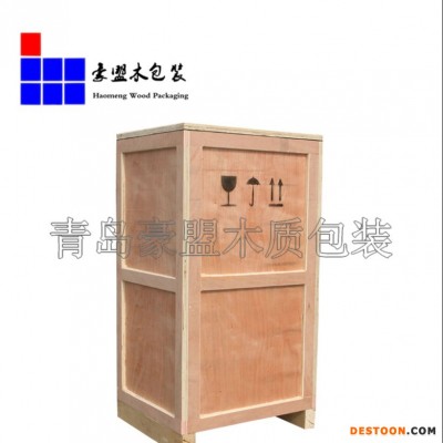 豪盟青岛港口加固破损胶合板免熏蒸木箱包装 运输辅助器材11