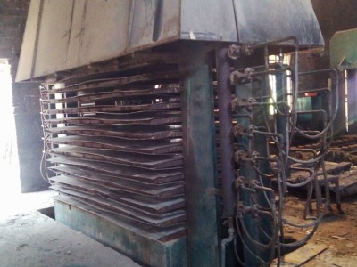 急售二手48尺12层胶合板木工热压机械设备