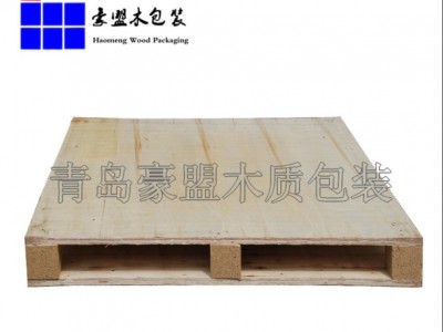 黄岛免熏蒸胶合板木托盘栈板物流吨包用批发处理