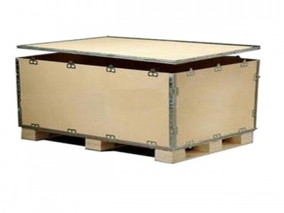 上海允世木业 厂家定制 包装箱出口/钢带/实木/胶合板/免熏蒸包装木箱