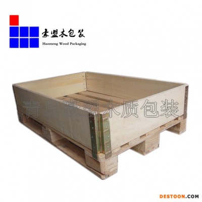 城阳围板箱加工厂定做批发价出售免熏蒸胶合板出口机械设备