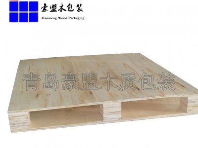 运输托盘动载1.5吨免熏蒸双面胶合板托盘四面进叉批发价图1