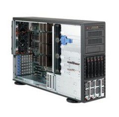 超微 SC748TQ-R1400B 5盘位，冗余电源，搭配四路主板
