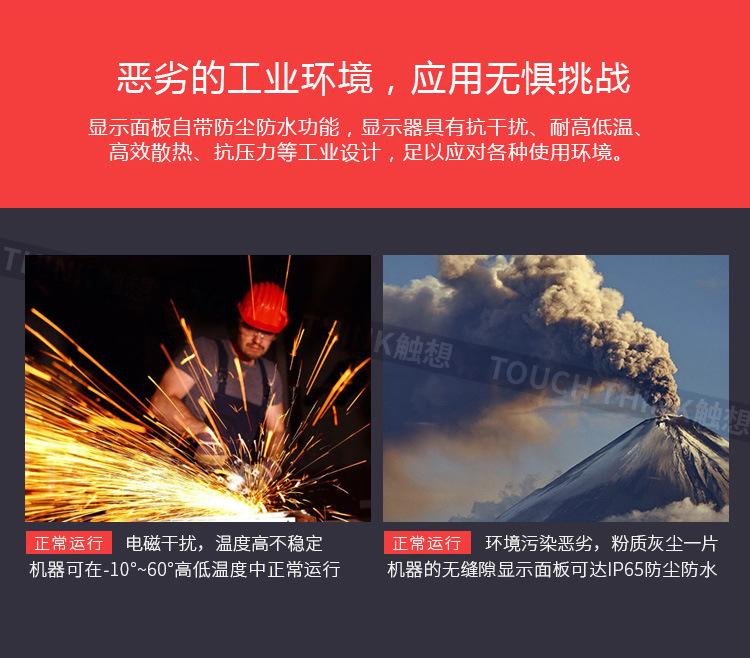 专用机柜嵌入式安装 19寸工业显示器 非触摸屏幕 工控机仪表显示示例图20