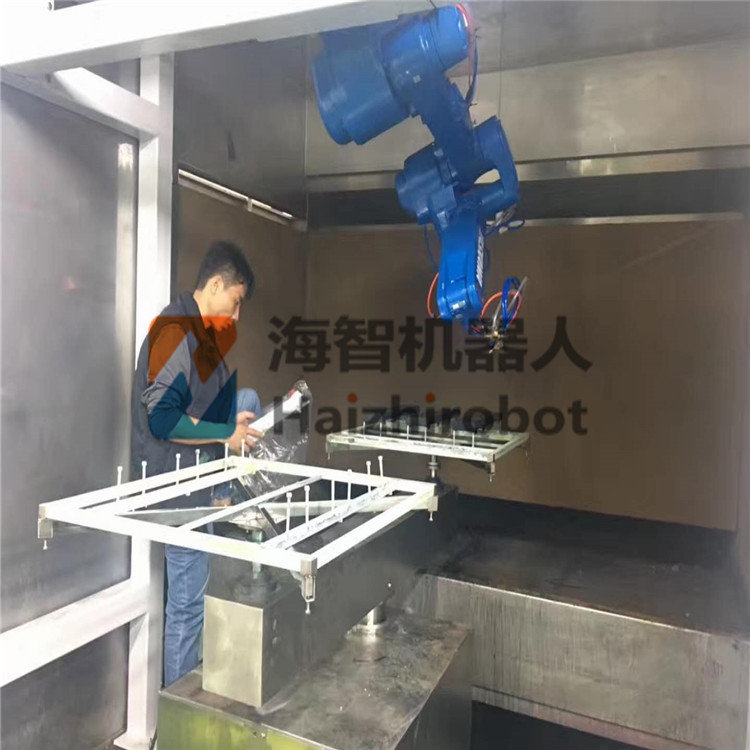 工业机器人喷涂 自动化喷漆机械手 机械臂喷涂 东莞海智机器人示例图6