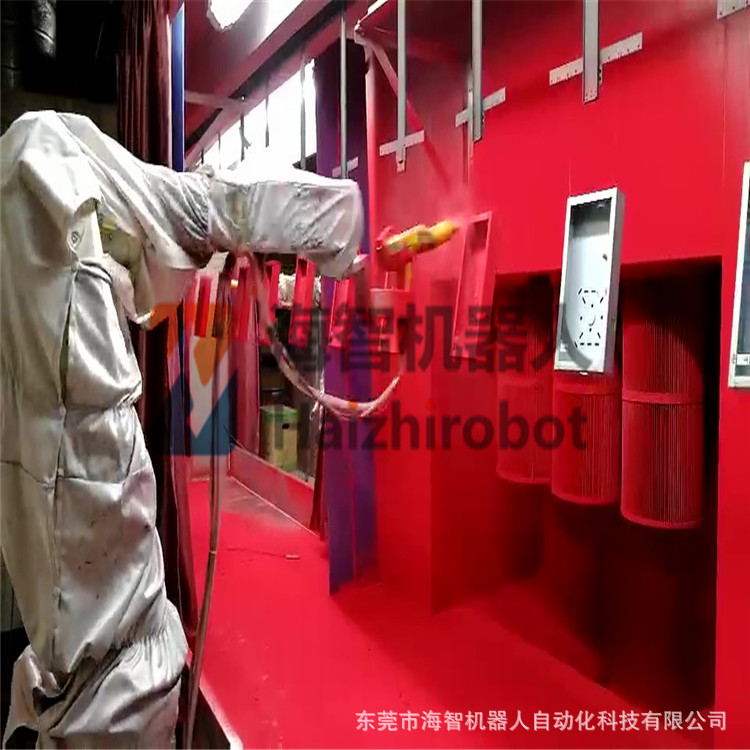 工业机器人喷涂 自动化喷漆机械手 机械臂喷涂 东莞海智机器人示例图11