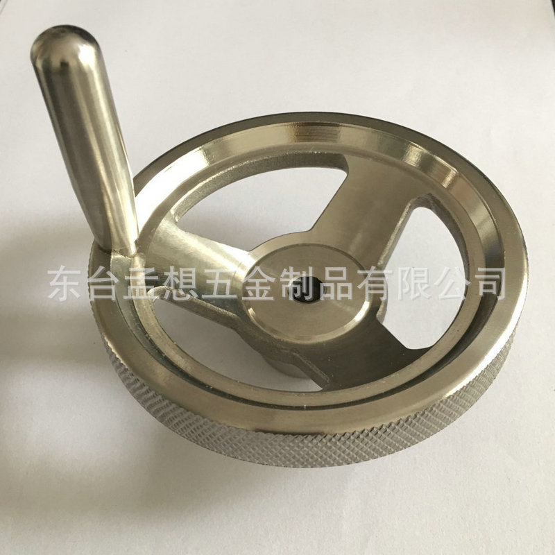 厂家供应不锈钢手轮 CNC旋转阀门手轮 铣床转动手柄手轮加工中心示例图128