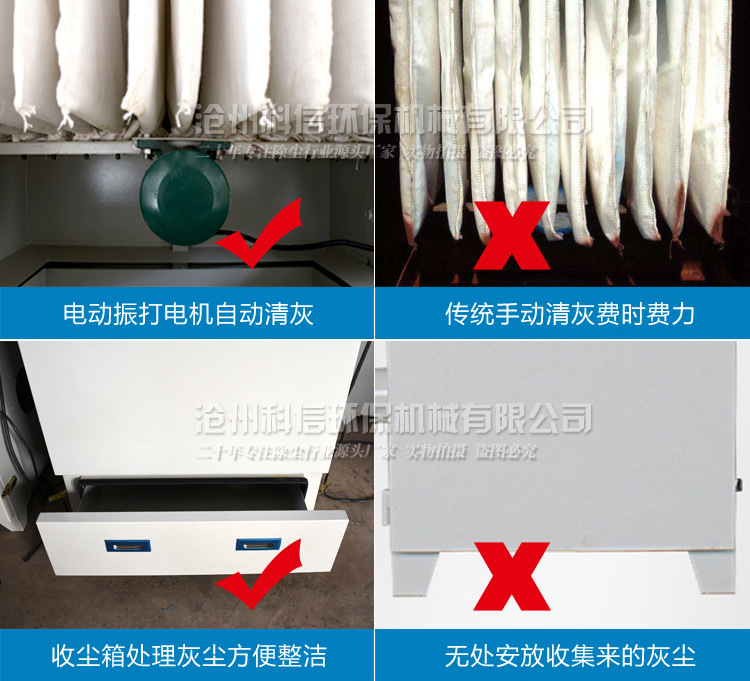 现货 除尘设备 除尘器车间打磨粉尘 pl2200单机振打除尘器 可定制示例图5