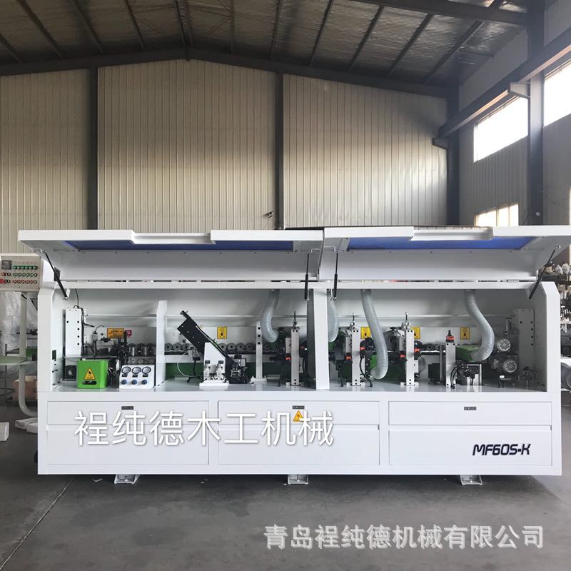 木工机械封边机 全自动木门封边机 强化门生态门套板开槽封边机示例图3
