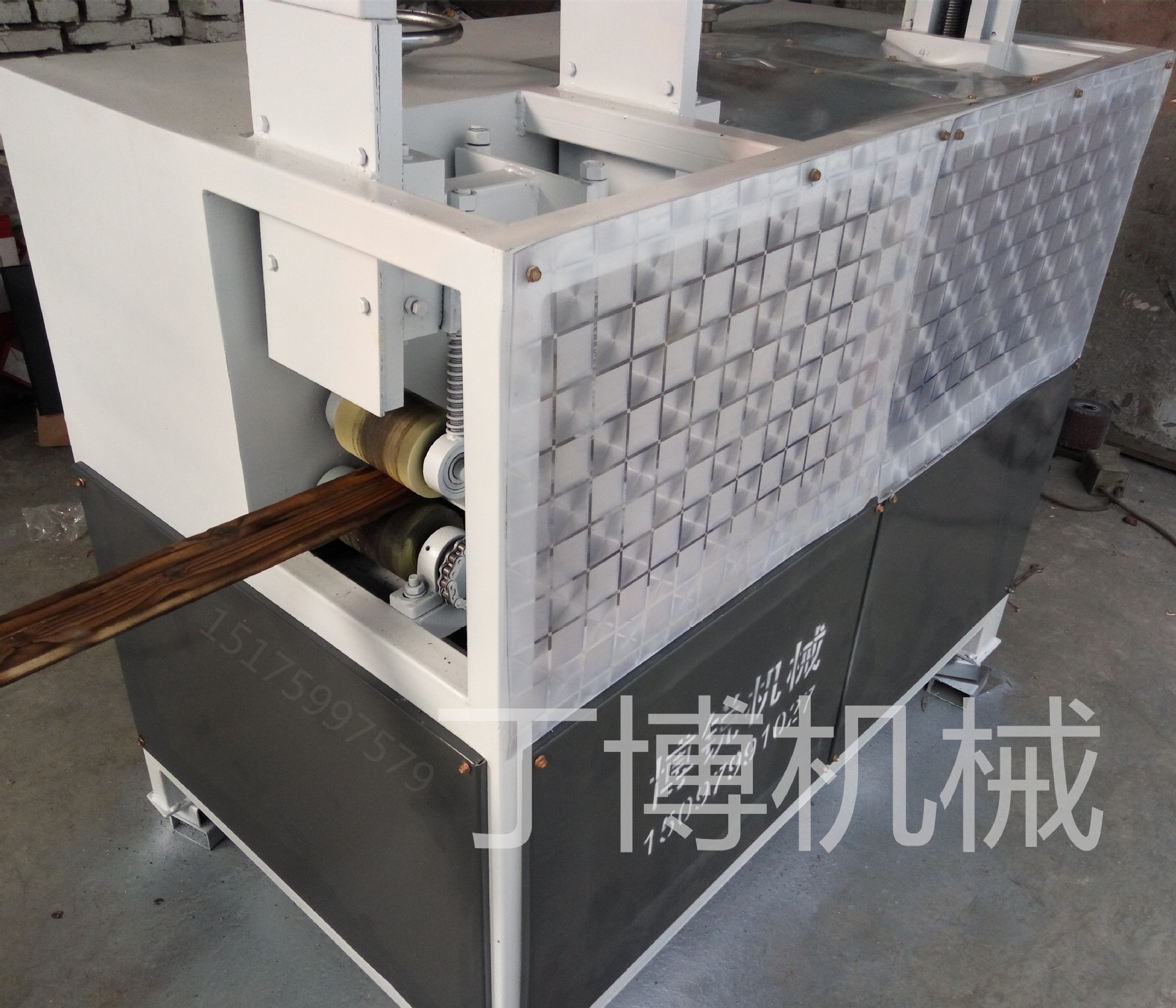 大型古建筑碳化木机械 表面碳化木双面加工机械 环保碳化木设备示例图10