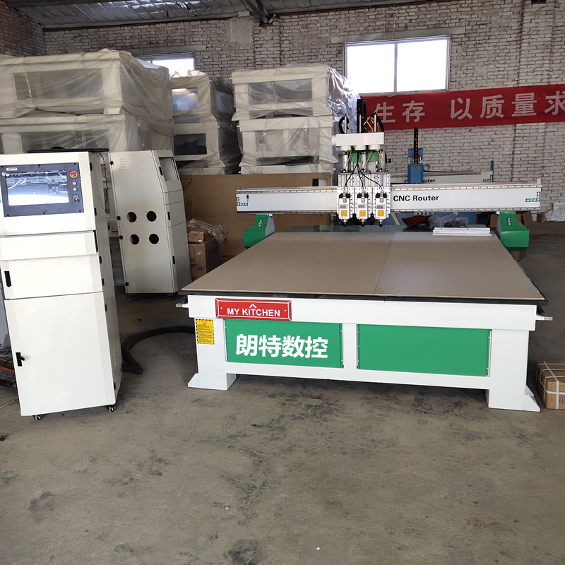 开封数控开料机木工机械四工序下料机新款板式家具四头开料机示例图2