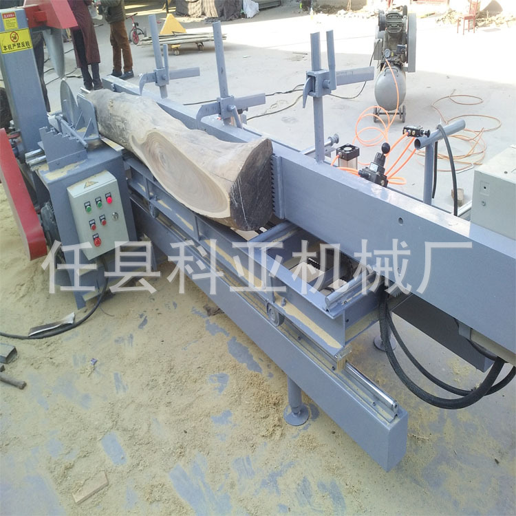 木工锯机小型手动圆木推台锯 木材加工专用木工锯机 厂家直销示例图8