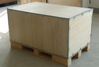 免熏蒸木箱 胶合板木箱 木箱定做 木包装箱 花格箱 钢带木箱示例图8