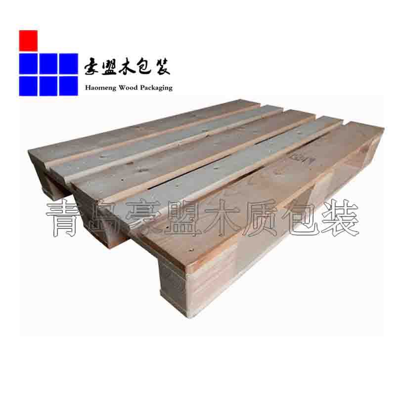 免熏蒸出口杨木胶合板托盘食品物流运输胶合板木托盘四面进叉托盘示例图3