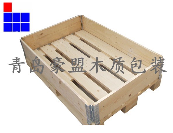 山东青岛胶合板木箱胶合板免熏蒸出口货物打封闭包装载重4吨示例图3