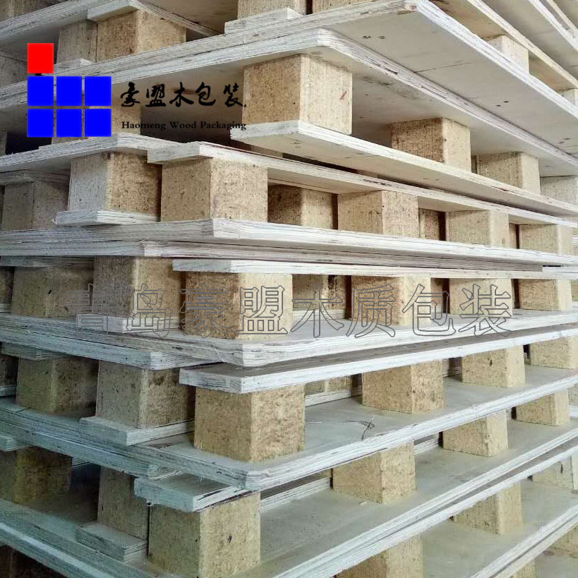 山东胶合板托盘厂家直供批发出口免熏蒸多层板脚墩托盘示例图4