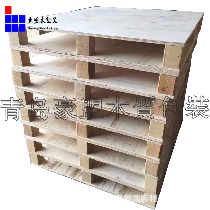 环保卡板动载1.5吨免熏蒸双面胶合板托盘示例图3