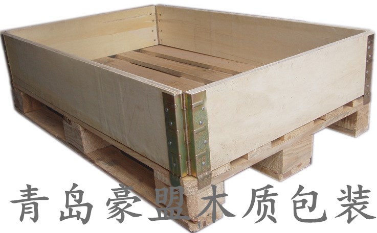 山东青岛木质包装箱胶合板免熏蒸出口货物打封闭包装载重4吨示例图5