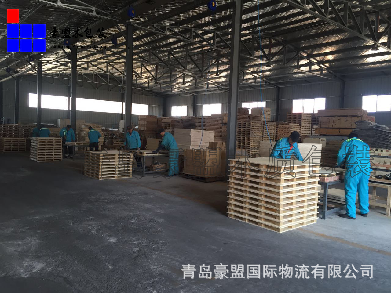 15厘胶合板定制托盘出口运输货物专用标准进集装箱尺寸示例图8