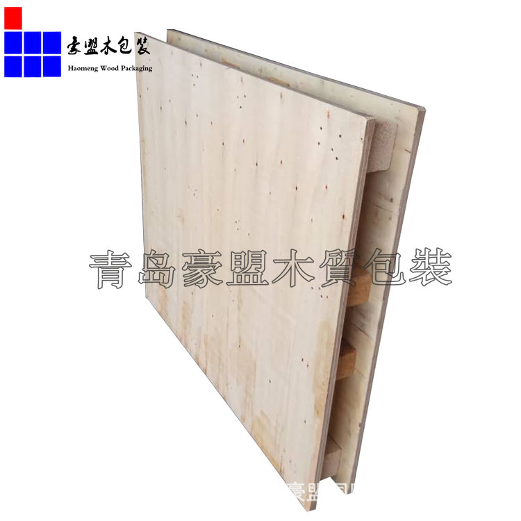 运输托盘动载1.5吨免熏蒸双面胶合板托盘四面进叉批发价示例图3